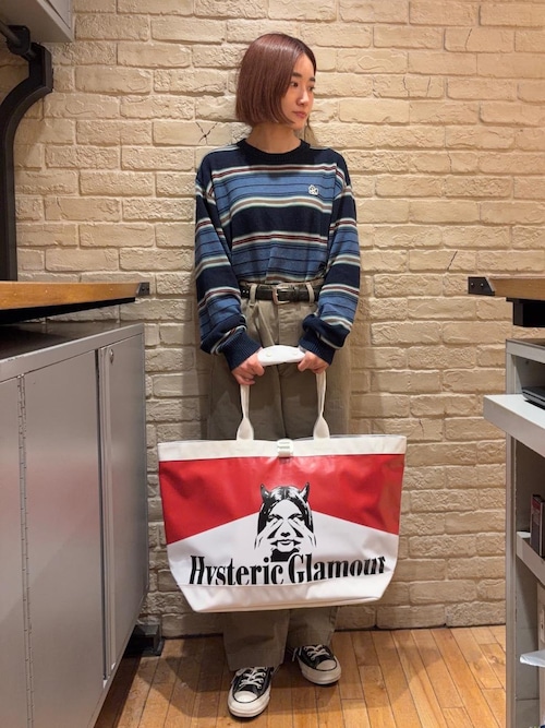 美品　ヒステリックグラマー　ワッペン付きニットベスト VIXEN GIRLワッペン セーター|HYSTERIC GLAMOUR MEN | HYSTERIC