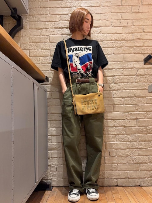 HYSTERIC GLAMOUR（ヒステリックグラマー） トートバッグ ロゴスタッズ