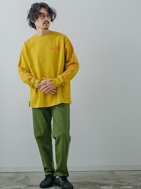 「SIDEWAY STANCE（サイドウェイスタンス）のアイテム」を使った、improves_officialさん（メンズ・175cm）の冬コーディネート