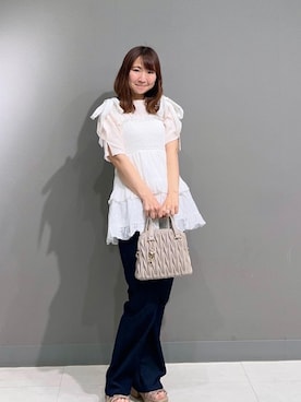 「ブルべ夏」｜りっかさん（レディース・156cm）の春コーディネート