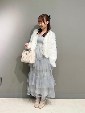 「MAJESTIC LEGON（マジェスティックレゴン）のアイテム」を使った、りっかさん（レディース・156cm）の秋コーディネート