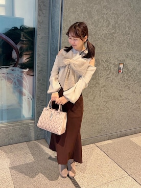 りっかさん（レディース・156cm）の冬コーディネート