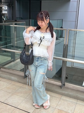 りっかさん（レディース・156cm）の夏コーディネート
