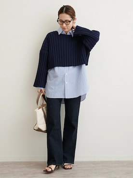 「FRAMeWORK（フレームワーク）のアイテム」を使った、haruさん（レディース・161cm）の春コーディネート