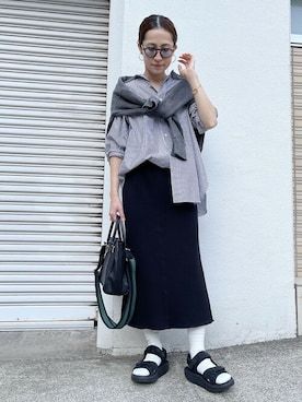 「FRAMeWORK（フレームワーク）のアイテム（財布/小物）」を使った、haruさん（レディース・161cm）の春コーディネート