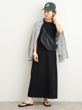 「FRAMeWORK（フレームワーク）のアイテム（ワンピース/ドレス）」を使った、haruさん（レディース・161cm）の春コーディネート