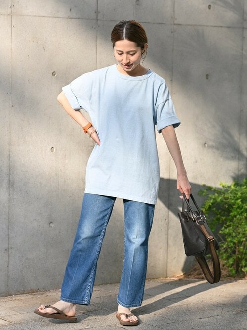 セール】センタープレスデニムパンツ◇（デニムパンツ