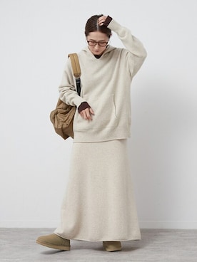 「ニットアップ」｜「アイテム（その他シューズ）」を使った、haruさん（レディース・161cm）の秋コーディネート