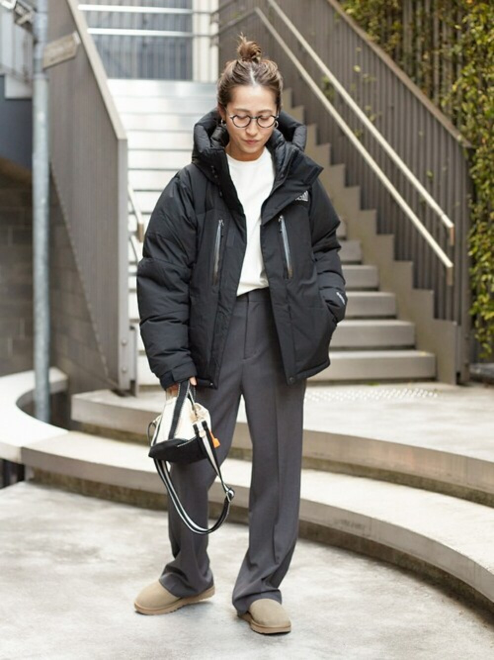 FRAMeWORK 裏起毛ストレッチフレアーパンツ ブラック38 ≪WEB限定