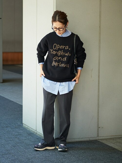 【タグ付き未使用品✨】FRAMeWORK Dessert ロゴ ニット　ブラウン FRAMeWORK（フレームワーク）の「Dessert ロゴ ニット（ニット