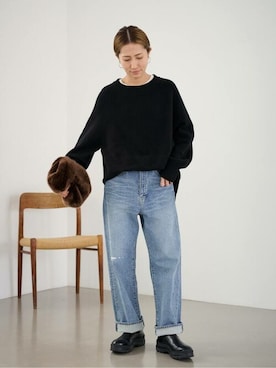 「FRAMeWORK（フレームワーク）のアイテム」を使った、haruさん（レディース・161cm）の秋コーディネート