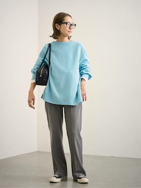 「FRAMeWORK（フレームワーク）のアイテム」を使った、haruさん（レディース・161cm）の秋コーディネート