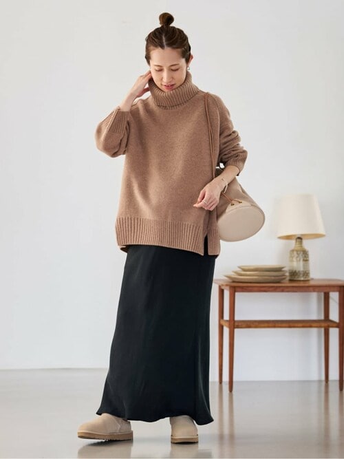 ≪WEB先行追加≫AQUA タートルプルオーバー（ニット/セーター