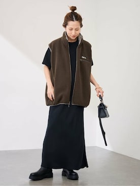 「FRAMeWORK（フレームワーク）のアイテム（スカート）」を使った、haruさん（レディース・161cm）の秋コーディネート