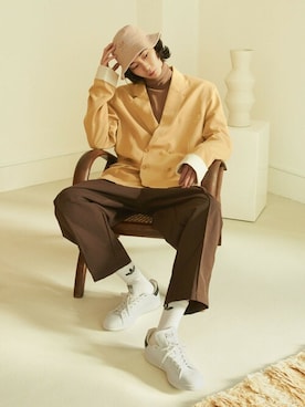 萌笑さん(メンズ・180cm)の春コーディネート