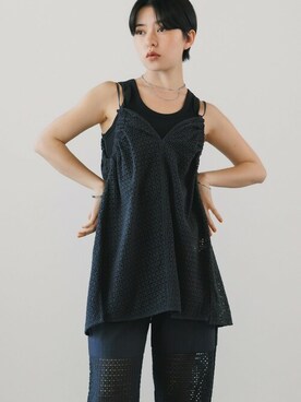 「normment（ノーメント）のアイテム」を使った、萌笑さん（レディース・154cm）の春コーディネート