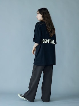 「FOG ESSENTIALS（エフオージーエッセンシャルズ）のアイテム」を使った、ROOPTOKYOKSさん（レディース・165cm）の夏コーディネート