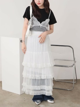 萌笑さん(レディース・163cm)の夏コーディネート