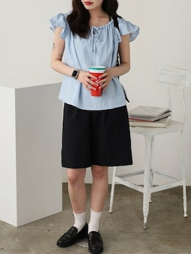 萌笑さん（レディース・163cm）の夏コーディネート