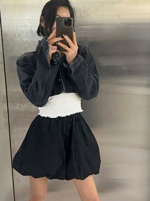 【エレガント/おしゃれ♪】DIOR バルーン ミニスカート バルーンミニスカート[品番：MKSW0061458]｜EMODA（エモダ）の