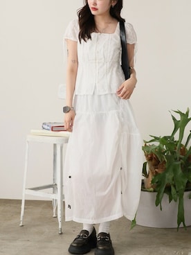 「CHARLES & KEITH（チャールズ & キース）のアイテム」を使った、ROOPTOKYOKSさん（レディース・163cm）の夏コーディネート