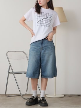 「ROOPTOKYO（ループトウキョウ）のアイテム」を使った、ROOPTOKYOKSさん（レディース・163cm）の夏コーディネート