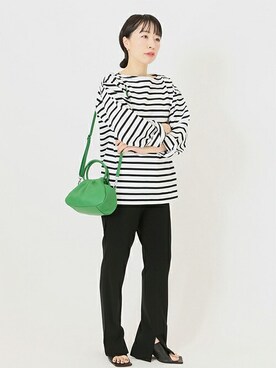 「maison-vincent（メゾンヴァンサン）のアイテム」を使った、JOURNAL STANDARD 本社スタッフBさん（レディース・157cm）の冬コーディネート