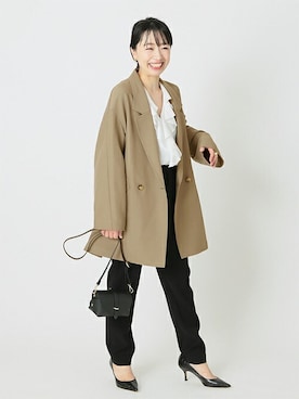 JOURNAL STANDARD 本社スタッフBさん(レディース・157cm)の冬コーディネート