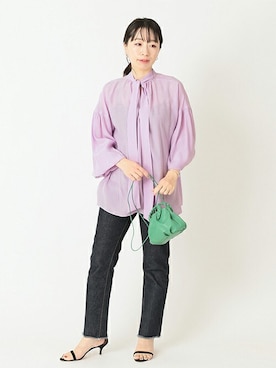 「journal standard L'essage（ジャーナルスタンダードレサージュ）のアイテム」を使った、JOURNAL STANDARD 本社スタッフBさん（レディース・157cm）の冬コーディネート