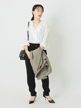 JOURNAL STANDARD 本社スタッフBさん(レディース・157cm)の冬コーディネート