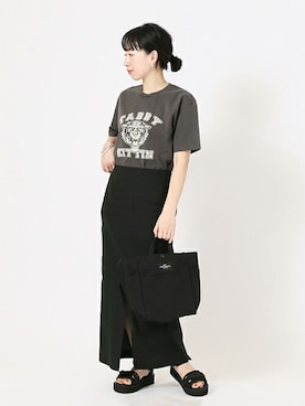 「BAGSINPROGRESS（バッグズインプログレス）のアイテム」を使った、JOURNAL STANDARD 本社スタッフBさん（レディース・157cm）の春コーディネート