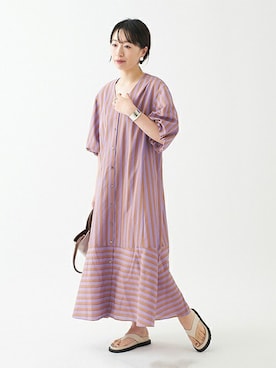 JOURNAL STANDARD 本社スタッフBさん(レディース・157cm)の夏コーディネート