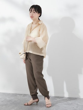 JOURNAL STANDARD 本社スタッフBさん(レディース・160cm)の春コーディネート
