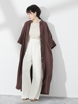 JOURNAL STANDARD 本社スタッフBさん(レディース・160cm)の夏コーディネート