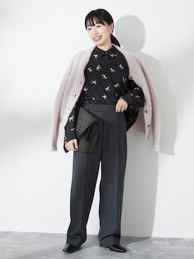「journal standard L'essage（ジャーナルスタンダードレサージュ）のアイテム」を使った、JOURNAL STANDARD 本社スタッフBさん（レディース・160cm）の秋コーディネート
