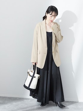 「journal standard L'essage（ジャーナルスタンダードレサージュ）のアイテム」を使った、JOURNAL STANDARD 本社スタッフBさん（レディース・160cm）の冬コーディネート