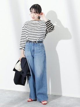 「LEMINOR（ルミノール）のアイテム」を使った、JOURNAL STANDARD 本社スタッフBさん（レディース・160cm）の冬コーディネート