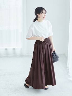 JOURNAL STANDARD 本社スタッフBさん（レディース・160cm）の夏コーディネート