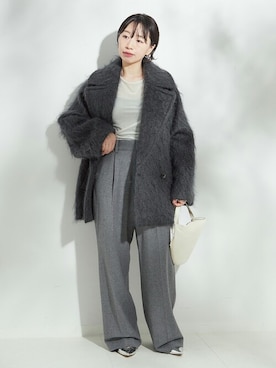 「journal standard L'essage（ジャーナルスタンダードレサージュ）のアイテム（その他アウター）」を使った、JOURNAL STANDARD 本社スタッフBさん（レディース・160cm）の秋コーディネート