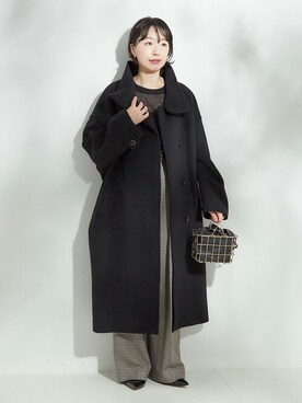 「journal standard L'essage（ジャーナルスタンダードレサージュ）のアイテム（その他アウター）」を使った、JOURNAL STANDARD 本社スタッフBさん（レディース・160cm）の秋コーディネート