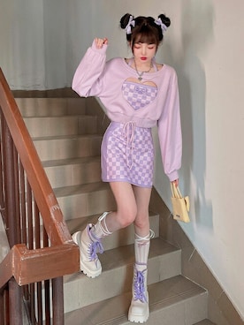「ボボンニジュウイチ」｜Bobon21さん（レディース・155cm）の春コーディネート