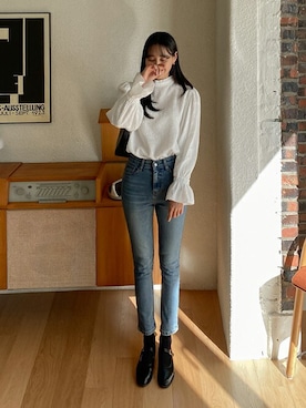 「SECRETLABEL（シークレットレーベル）のアイテム」を使った、SECRET LABELさん（レディース・162cm）の冬コーディネート