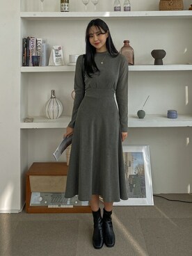 「SECRETLABEL（シークレットレーベル）のアイテム」を使った、SECRET LABELさん（レディース・162cm）の冬コーディネート