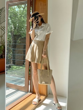 「SECRETLABEL（シークレットレーベル）のアイテム」を使った、SECRET LABELさん（レディース・162cm）の夏コーディネート
