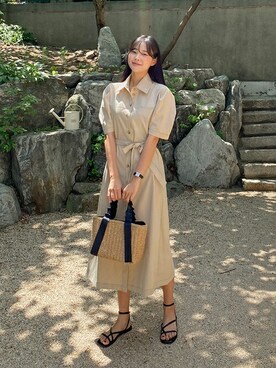 「SECRETLABEL（シークレットレーベル）のアイテム」を使った、SECRET LABELさん（レディース・162cm）の夏コーディネート