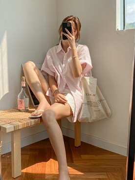 「SECRETLABEL（シークレットレーベル）のアイテム」を使った、SECRET LABELさん（レディース・162cm）の夏コーディネート