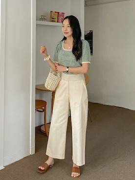 「SECRETLABEL（シークレットレーベル）のアイテム」を使った、SECRET LABELさん（レディース・162cm）の夏コーディネート