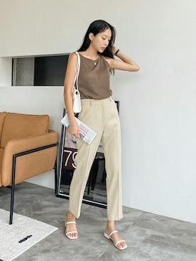 「SECRETLABEL（シークレットレーベル）のアイテム」を使った、SECRET LABELさん（レディース・162cm）の夏コーディネート