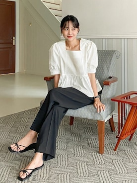 「SECRETLABEL（シークレットレーベル）のアイテム」を使った、SECRET LABELさん（レディース・162cm）の夏コーディネート