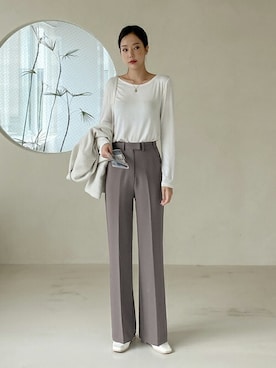 「SECRETLABEL（シークレットレーベル）のアイテム」を使った、SECRET LABELさん（レディース・162cm）の秋コーディネート